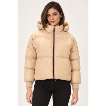 Dewberry Z9650 Bej Kadın Mont