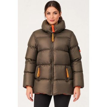 Dewberry Z9682 Haki Kadın Mont