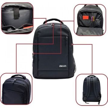 Dexim 15.6 inç Essential Siyah Notebook Sırt Çantası