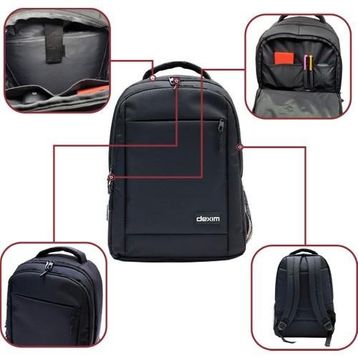 Dexim 15.6 inç Essential Siyah Notebook Sırt Çantası