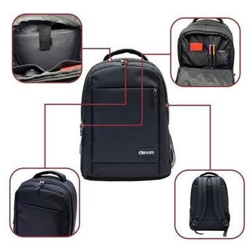 Dexim 15.6 inç Essential Siyah Notebook Sırt Çantası