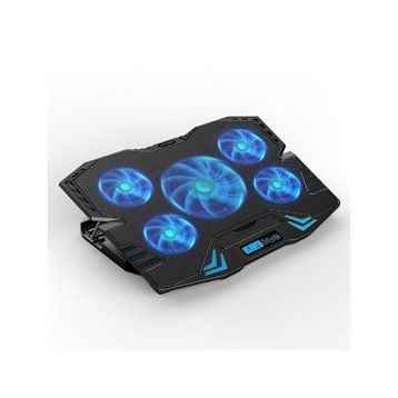 Dexim DNA003 5 Adet Fan 10-17 inç Mavi Ledli Siyah Notebook Soğutucu