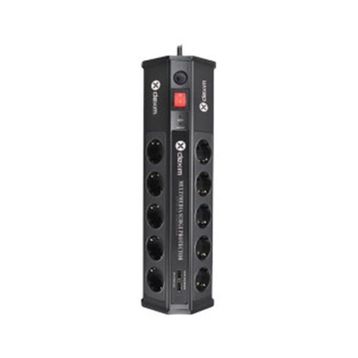 Dexim SP10BG 10 Port Akım Koruyucu 2XUSB Priz
