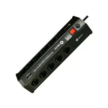 Dexim SP10BG 10 Port Akım Koruyucu 2XUSB Priz