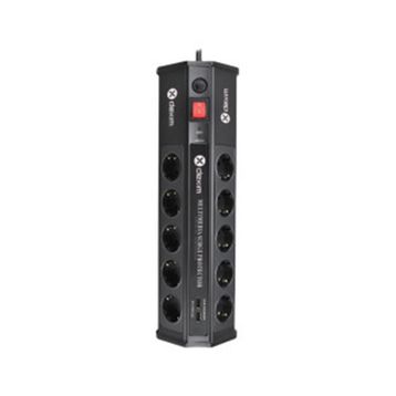 Dexim SP10BG 10 Port Akım Koruyucu 2XUSB Priz