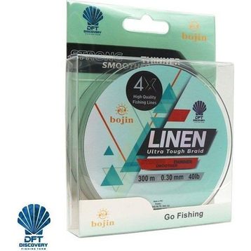 Dft Bojin 4X Linen 0.30 mm 300 mt Yeşil İp Misina