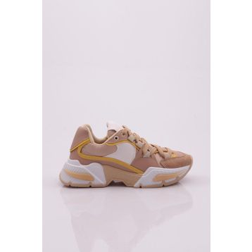 DGN 040 Siyah Kalın Taban Sneaker Kadın Spor Ayakkabı