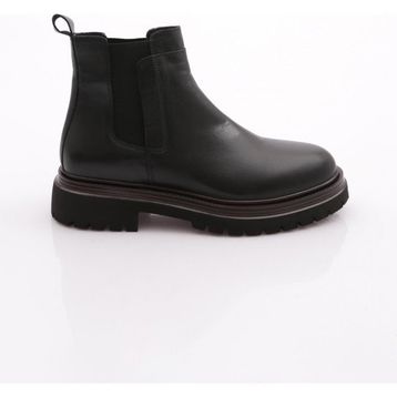 DGN 12001 Strech Detaylı Siyah Erkek Bot