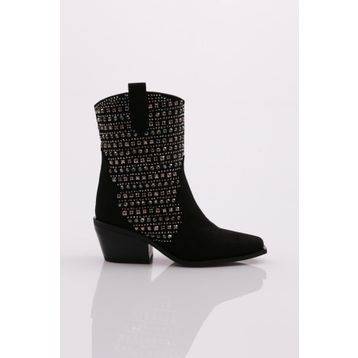 DGN 3305 Gri Kadın Western Bot