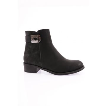 DGN 502 Siyah Kadın Tokalı Bilek Bot