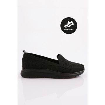 DGN 581 Siyah Kadın Günlük Comfort Ayakkabı