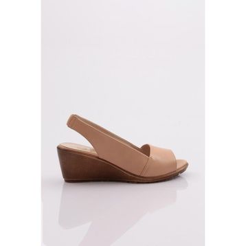 DGN 7119-22Y Kahve Kadın Dolgu Taban Sandalet