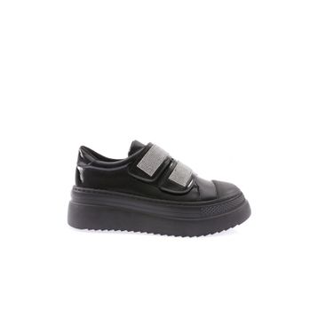 DGN 898-23Y Platin Cırtlı Kalın Taban Sneaker Kadın Spor Ayakkabı