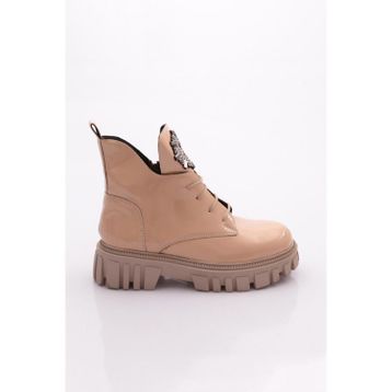 DGN K301 Kadın Kristal Taşlı Bot