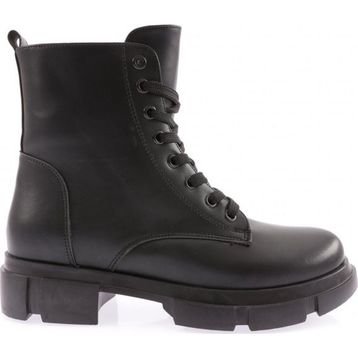 DGN PM386-K027 Önden Bağcıklı Yuvarlak Burun Kadın Bot