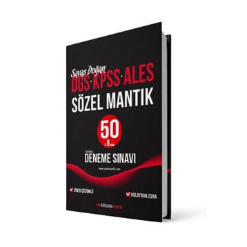 DGS KPSS ALES Sözel Mantık Video Çözümlü 50 Deneme Sınavı - Dijital Hoca Akademi