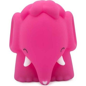 Dhink Fil Donnie Silikon 13x11x14 cm Pembe Gece Lambası