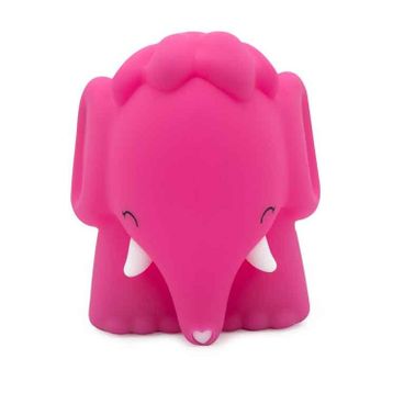 Dhink Fil Donnie Silikon 13x11x14 cm Pembe Gece Lambası