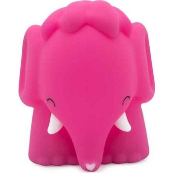 Dhink Fil Donnie Silikon 13x11x14 cm Pembe Gece Lambası