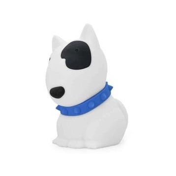 Dhink Köpek Bob Silikon 16x10x12 cm Beyaz Gece Lambası