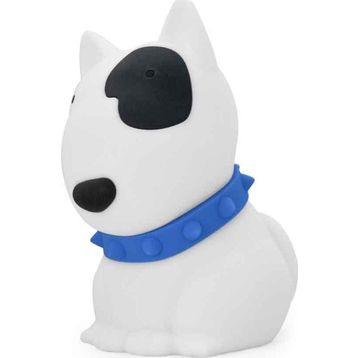 Dhink Köpek Bob Silikon 16x10x12 cm Beyaz Gece Lambası