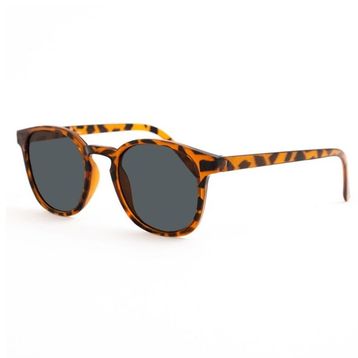 Di Caprio DC18192 Siyah Kahve Leopar Desenli Kare Unisex Güneş Gözlüğü