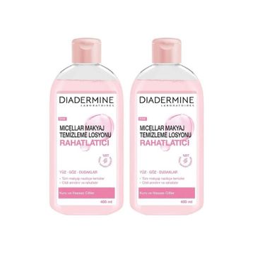 Diadermine 2x400 ml Rahatlatıcı Micellar Kusursuz Makyaj Temizleme Losyonu