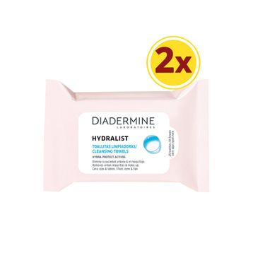 Diadermine Hydralist 2x25 Adet Makyaj Temizleme Mendilleri