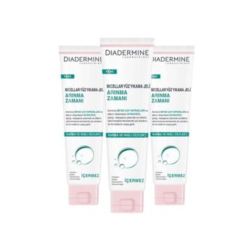 Diadermine Micellar 3'lü Yüz Yıkama Jeli