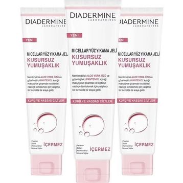 Diadermine Micellar 3'lü Yüz Yıkama Jeli