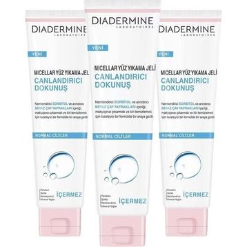Diadermine Micellar 3'lü Yüz Yıkama Jeli