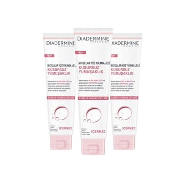 Diadermine Micellar 3'lü Yüz Yıkama Jeli