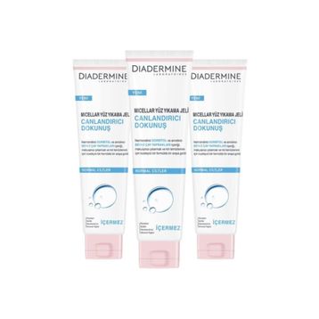Diadermine Micellar 3'lü Yüz Yıkama Jeli
