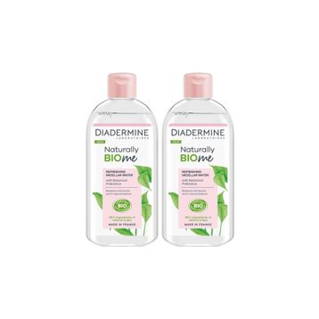 Diadermine Naturally Bio Me Canlandırıcı Micellar 2x400 ml Makyaj Temizleme Suyu