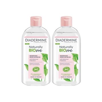 Diadermine Naturally Bio Me Canlandırıcı Micellar 2x400 ml Makyaj Temizleme Suyu