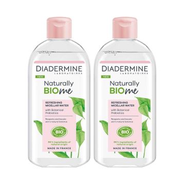 Diadermine Naturally Bio Me Canlandırıcı Micellar 2x400 ml Makyaj Temizleme Suyu