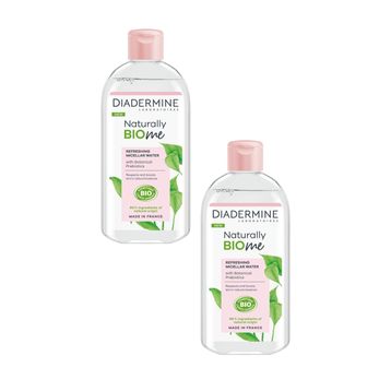 Diadermine Naturally Bio Me Canlandırıcı Micellar 2x400 ml Makyaj Temizleme Suyu