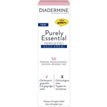 Diadermine Purely Essential Yenileyici 40 ml Gece Kremi