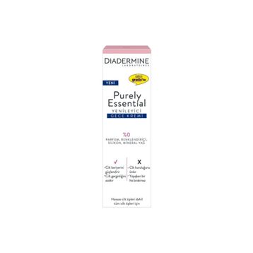 Diadermine Purely Essential Yenileyici 40 ml Gece Kremi