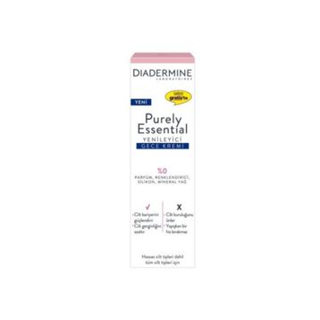 Diadermine Purely Essential Yenileyici 40 ml Gece Kremi