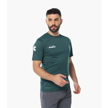 Diadora 16TSR05 Nacce Koyu Yeşil Erkek T-shirt