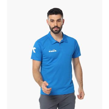 Diadora 1TSR06 Nacce Mavi Polo Yakalı Erkek T-Shirt