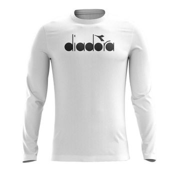 Diadora TSRT-ZN Beyaz Uzun Kollu Erkek T-shirt