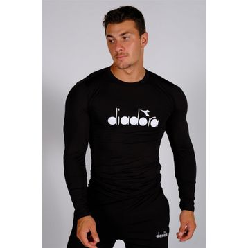 Diadora TSRT-ZN Siyah Uzun Kollu Erkek T-shirt