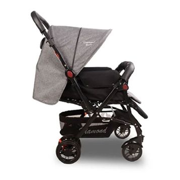 Diamond Baby DBSBA100 Gri Sapphire Çift Yönlü Bebek Arabası