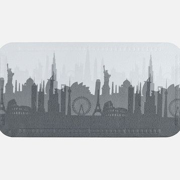 Diaqua City Desenli 35x71 cm Küvet İçi Paspas