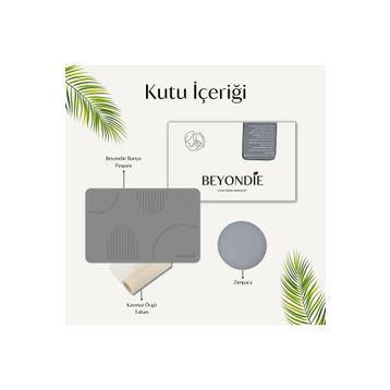 Diatom Koyu Gri Banyo Paspası
