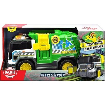Dickie 203306021 Sesli ve Işıklı 30 cm Geri Dönüşüm Kamyonu