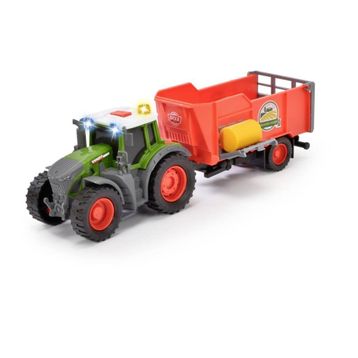 Dickie 203734001 Fendt 10 cm Römorklu Traktör