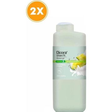 Dicora Urban Fit A Vitamini Süt ve Kavun 2x400 ml Duş Jeli